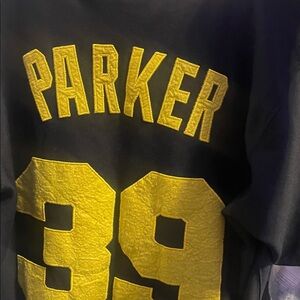 Mitchell & Ness Black and Yellow Parker Jersey